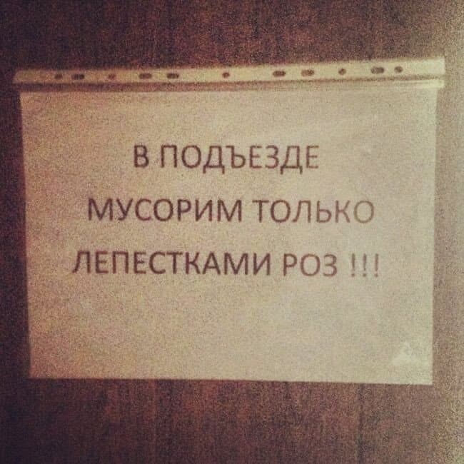 Життєві оголошення в під’їздах, які допомагають розім’яти щоки від сміху