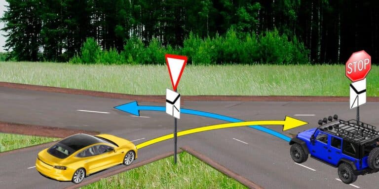 Хто з водіїв першим проїде це перехрестя? Правильно відповідають одиниці