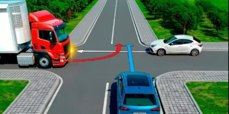 У якій послідовності автомобілі на малюнку проїдуть перехрестя? Відповідь здивує