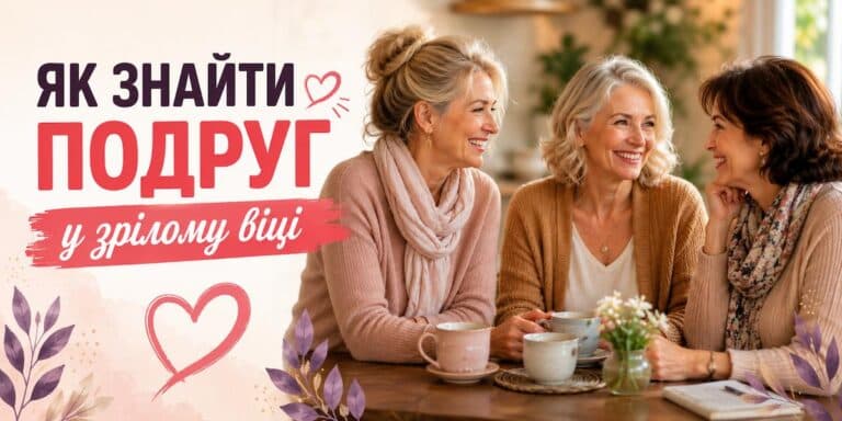 Як знайти подруг у зрілому віці: чому це не пізно — і навіть краще, ніж у молодості