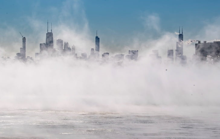 Фотографии оледеневшего США: как синоптики ждут аномальные морозы до −50 °С