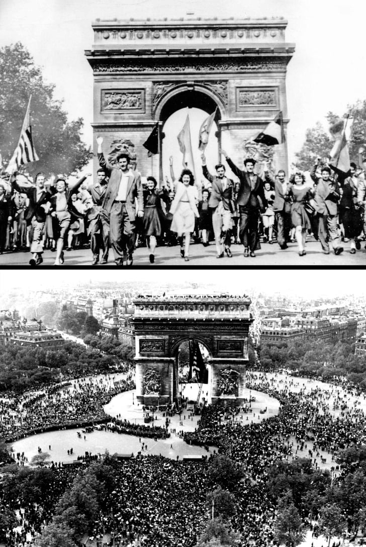 24 фото о том, как весь мир праздновал победу 74 года назад