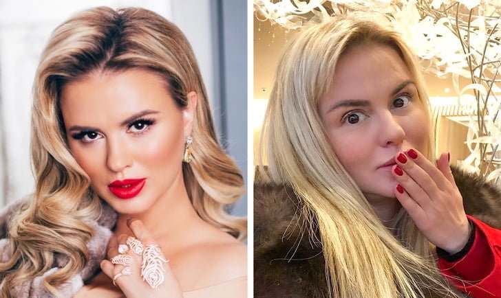 18 российских знаменитостей, которые не стесняются фотографироваться без макияжа