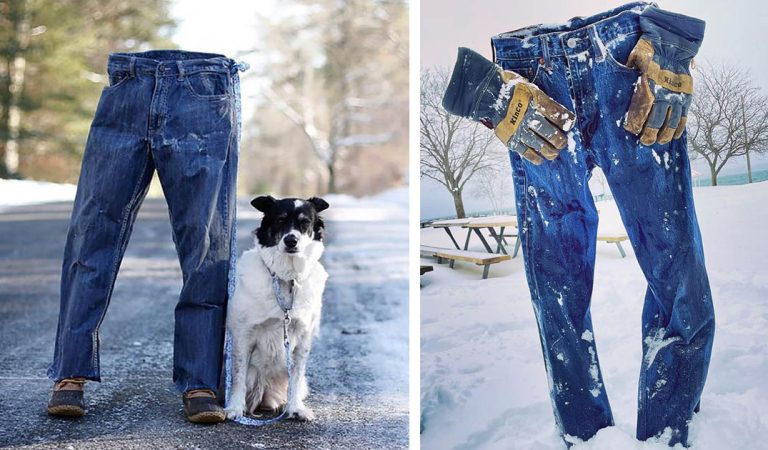 Челлендж «Frozen Pants» із замерзлим одягом допомагає з усмішкою пережити морози
