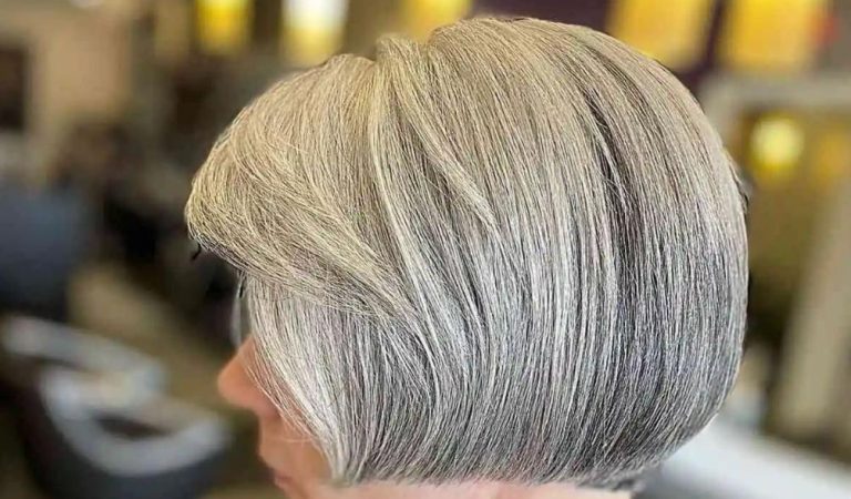 Каре – найкраща стрижка для сивого волосся.  Доводимо це на 10 прикладах